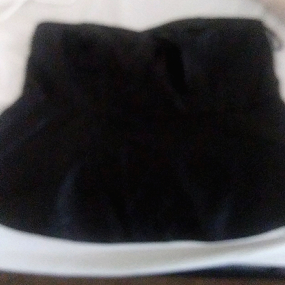 Black leather bob tank